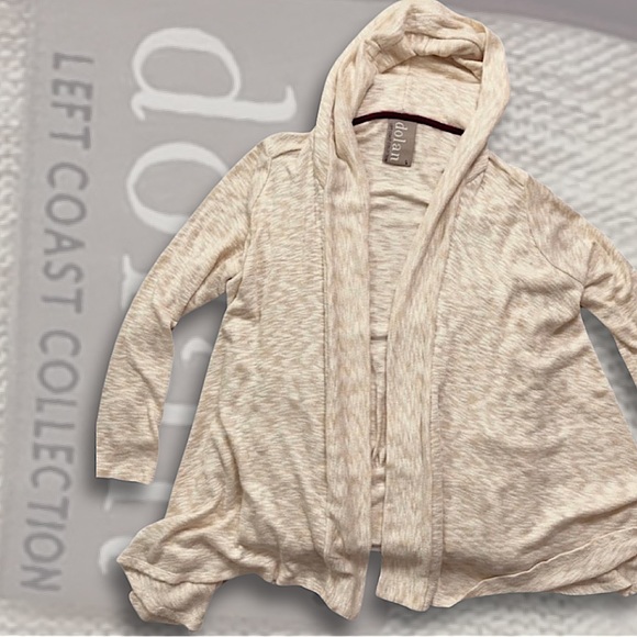 Anthropologie Dolan Left Coast Collection Slubbed Hooded Cardigan - Picture 12 of 12